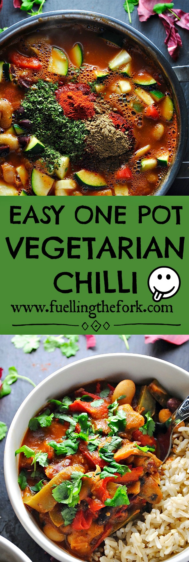Easy One Pot Vegetarian Chilli